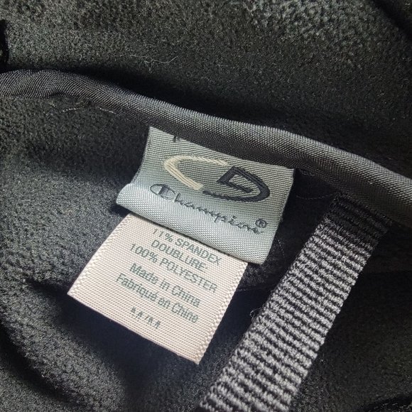 Champion Womens Medium Venture Dry Large Men's Black Zip Up Hooded Jacket - Picture 5 of 10